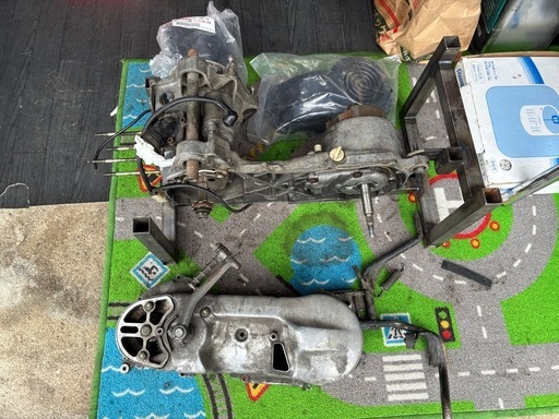 新品部品付き　アクシス90 ジョグ90 エンジン　3wf