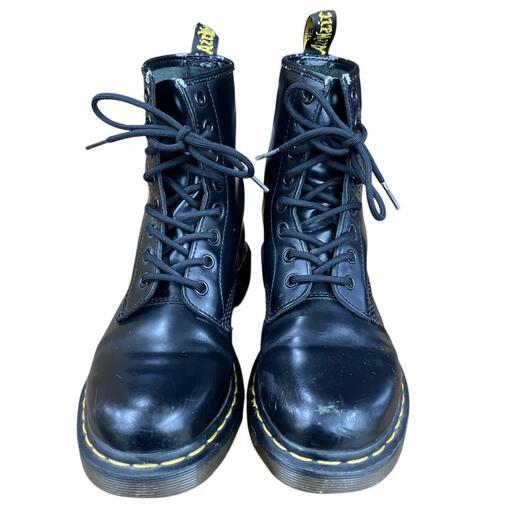 180053 現状品 Dr.Martens ドクターマーチン 1460 8 ホール ブラック [0000000007864]