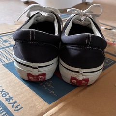 【値下しました】スニーカー VANS バンズ 23.5cm ネイビーの画像