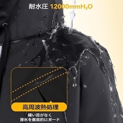 新品未使用✨ レインコート 5級撥水レディース メンズ リュック対応 超軽量 カッパ ポンチョの画像