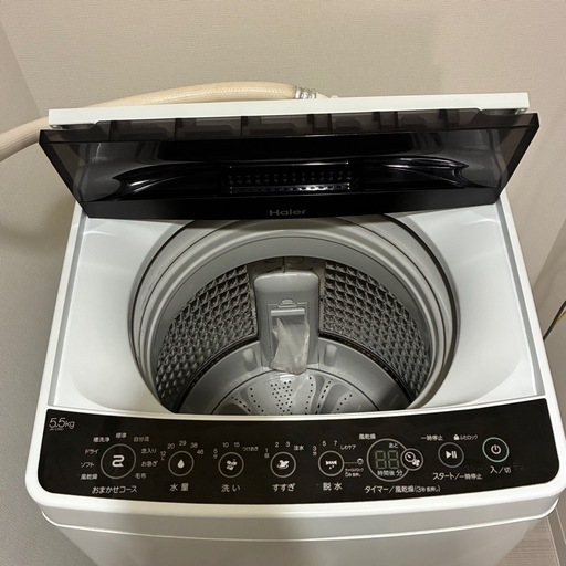【4/25-27受渡】【美品】Haier 縦型洗濯機 5.5kg 2020年製