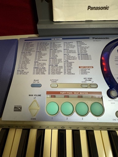 パナソニック　電子キーボード