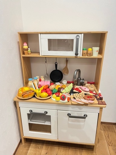 おままごと　キッチン　IKEA 木製