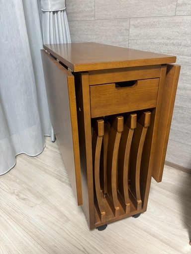 美品　バタフライテーブル椅子付き