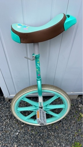 一輪車　20インチ　グリーン　タイヤ交換必要