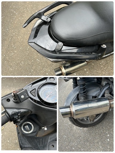 軽整備済み‼️ シグナスx 3型　グリップヒーター　前輪新品　配送可能　下車確認可能