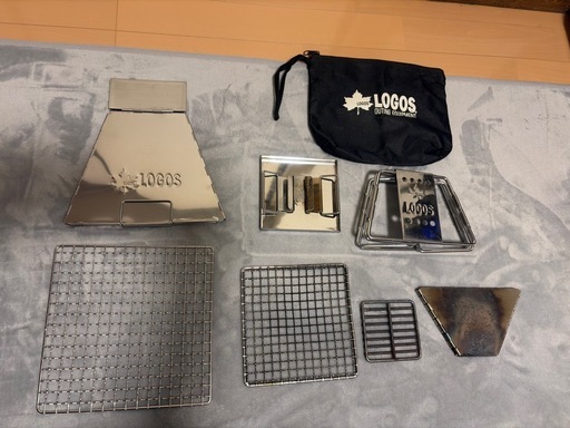 LOGOS バーベキューコンロ コンパクトとスモーカーセット