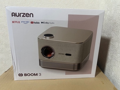 Aurzen 4K対応 ホームシアター　ホームプロジェクター BOOM3