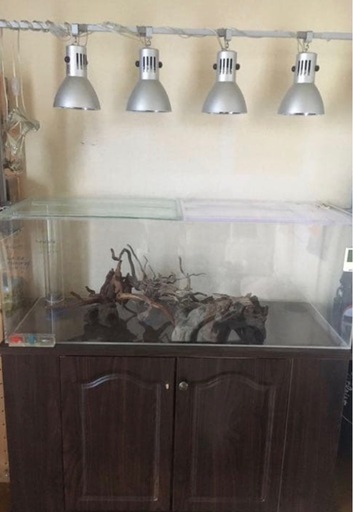 アクリル水槽オーバーフロー120x45x45セット