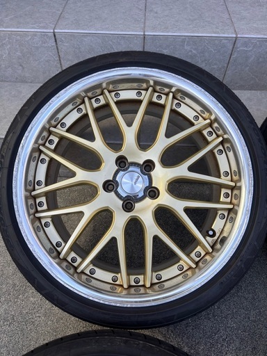 WORK LANVEC LM1（ワーク ランベック）ゴールド 20インチ WORK(ワーク) ランベックLM1 20インチ 【厳選輸入245/40R20ホイール