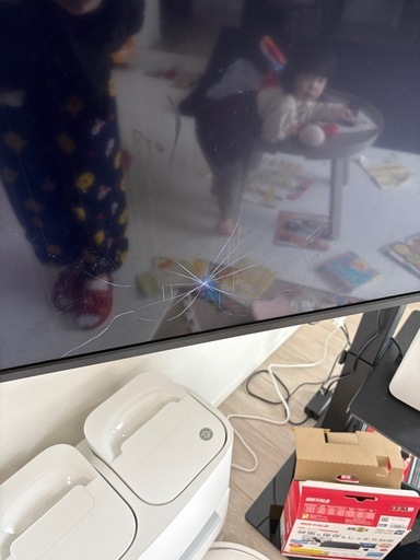 SONY 55型　テレビ本体のみ　画面左下破損