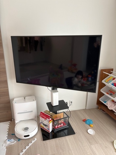SONY 55型　テレビ本体のみ　画面左下破損