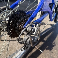 子ども向け 自転車  22インチ 中古の画像