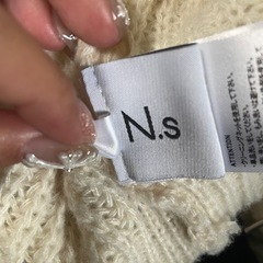 N.s ダブルジップ ニット セーター の画像