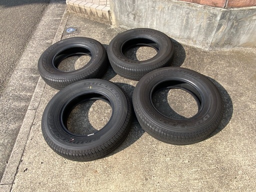 新車外し　ブリヂストン　デューラー 195/80R15 ジムニーノマド 純正タイヤ4本セット