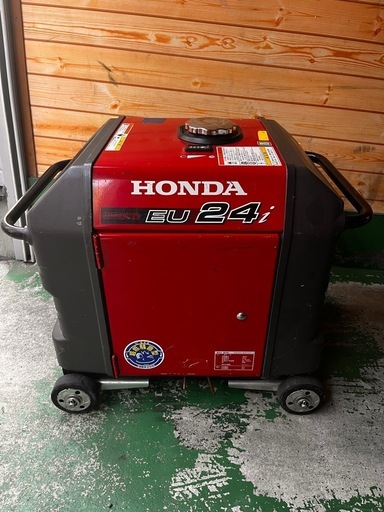 ホンダ EU24i インバーター発電機　車輪、ストッパー付き