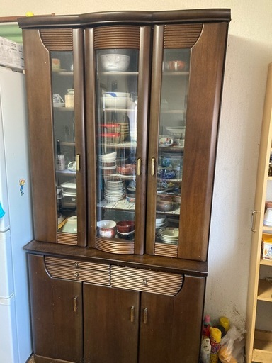 食器棚 (ぶんぶん) 上丸渕の収納家具《食器棚、キッチン収納》の中古 