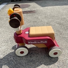 乗用玩具 手押し車 おもちゃ ディズニー くまのプーさん おしゃべりウォーカーライダー  タカラトミーの画像
