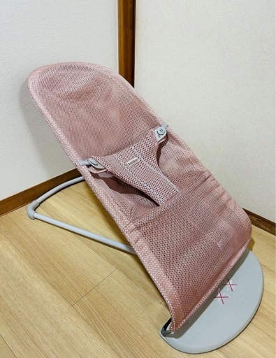 Baby Bjorn メッシュ素材のピンクバウンサー