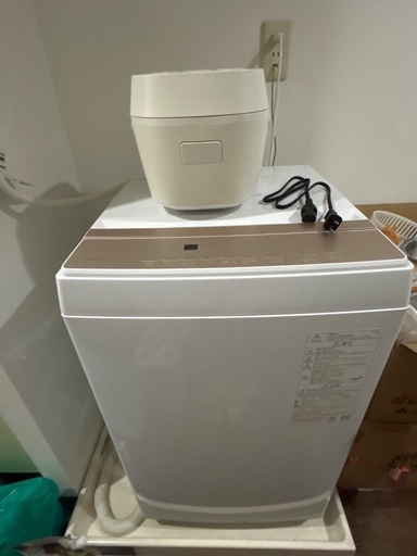 買ってからほぼ使ってないです。炊飯器、冷蔵庫、洗濯機
