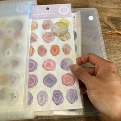 シール帳手紙用の画像