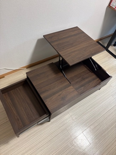 【美品・使用6ヶ月】ニトリ 昇降式センターテーブル PH02｜PC作業・食事にも◎
