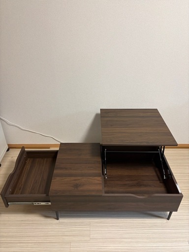 【美品】ニトリ 昇降式センターテーブル PH02｜PC作業・食事にも◎