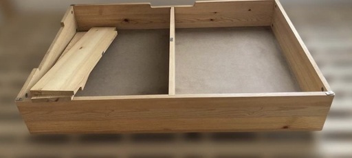 無印シングルベッドフレーム 木製 パイン材