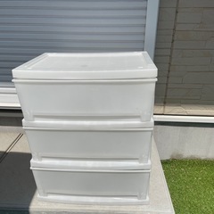 チェスト3段 差し上げます の画像