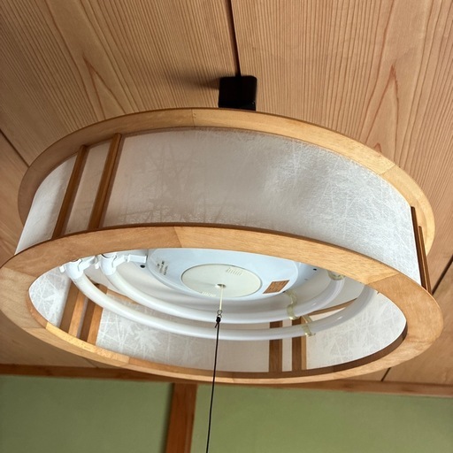 和モダン　2つまとめて　
照明　　使用中の蛍光灯付き