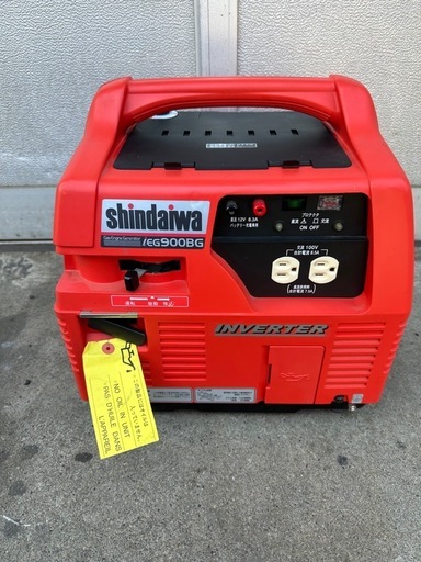 災害対策　インバーター発電機　カセットガス