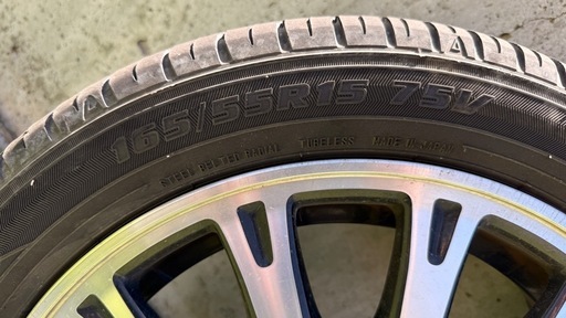 【受渡し決定】軽自動車用サマータイヤ　