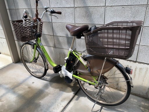 パナソニック Panasonic 電動アシスト自転車 ビビ・DX 24型 内装3段変速 フレッシュグリーン BE-ELD43G