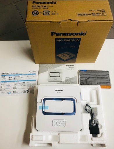 新品未使用　Panasonic MC-RM10-W ローランパナソニック床拭きロボット掃除機