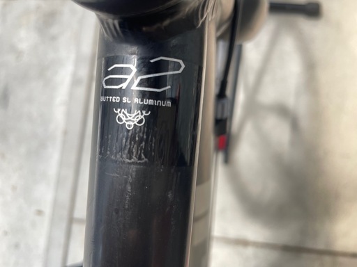 FUJI  クロスバイク　スタンド付　自転車　ロードタイプ