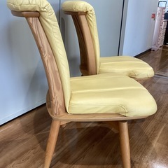 回転式ダイニングチェア２脚セット【町田市再生家具】260121の画像