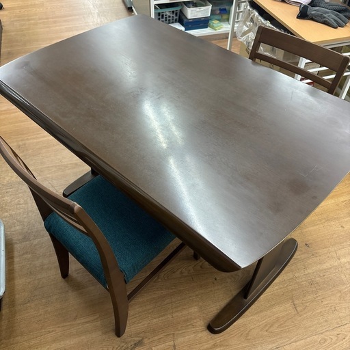 ☆ドリーム荒牧店☆ジモティー割引有☆【クリーニング済み】ダイニング3点セット
