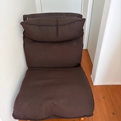 無印良品　ハイバックリクライニングソファ　１シーター　の画像