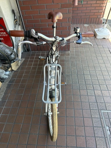 20インチ　ルイガノ　ミニベロ　軽量アルミフレーム　7speed　ホワイト