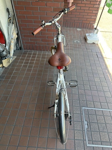 20インチ　ルイガノ　ミニベロ　軽量アルミフレーム　7speed　ホワイト