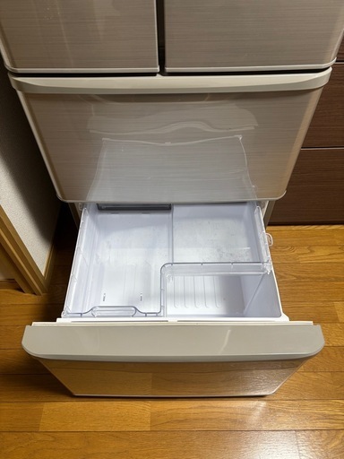 SHARP 5ドア冷蔵庫 412L SJ-W412D-S 2018年製 どっちもドア 引き取り 