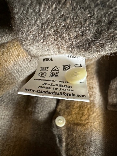 STANDARD CALIFORNIA ウールシャツ