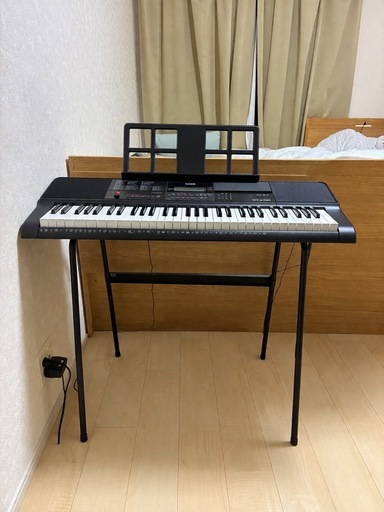 【すぐ使える】CASIO 電子キーボード（スタンド付き）