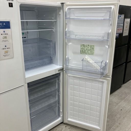 安心の6ヶ月保証付き！SHARP 2ドア冷蔵庫【トレファク堺福田店】