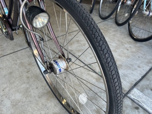 【大人用】整備済中古自転車 マルキン26型Madore 茶色 <自転車のオオムラ 静岡店>