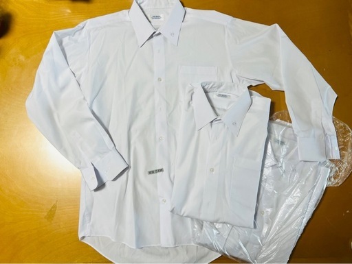 学生服　学芸中学高校　新品　シャツ 170 半袖 3枚   （長袖3枚付き）