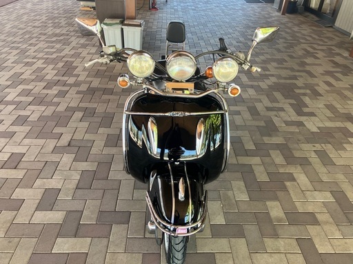 50cc 原付　HONDA ジョーカー50 AF42 カスタム　腰上OH バックレスト&リアキャリア　フォグランプ　サイドスタンド付き　Fタイヤ新品