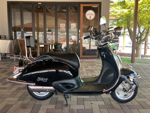 50cc 原付　HONDA ジョーカー50 AF42 カスタム　腰上OH バックレスト&リアキャリア　フォグランプ　サイドスタンド付き　Fタイヤ新品 50cc 原付HONDA ジョーカー50 AF42 カスタム腰上OH バックレスト&リア