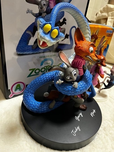 ズートピア フィギュア 2体セット ニック ジュディ ハッピーくじ SEGA
