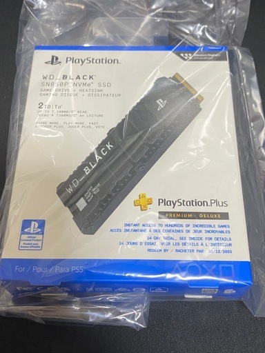 ウエスタンデジタル Western Digital 内蔵SSD 2TB PS5公式ライセンス版 WD_Black SN850P PCI